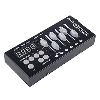 LIXADA DMX512 コントローラ、照明セット Amazon.co.jp: Lixada DMX512コントローラー・コンソール